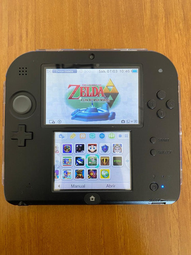Nintendo 2ds Completo Com Pokemon Instalado! Azul (Usado)