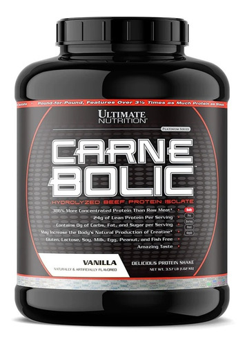 Ultimate Nutrition | Carnebolic Beef Isolate | 4lb | Vanilla