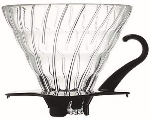 Hario V60 - Dripper Para Cafe  Cristal, Tamao 02 , Color