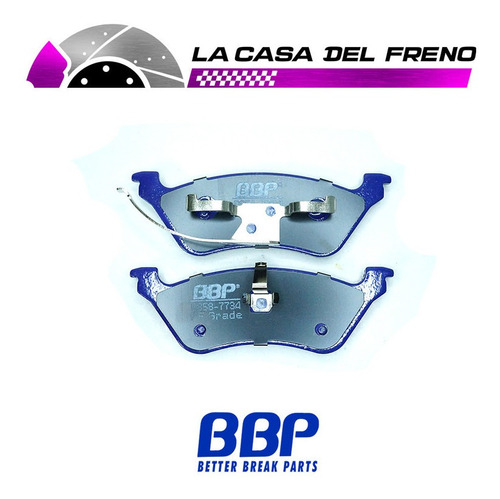 Pastilla De Freno Trasera Chrysler Caravan 3.3 2000-2007