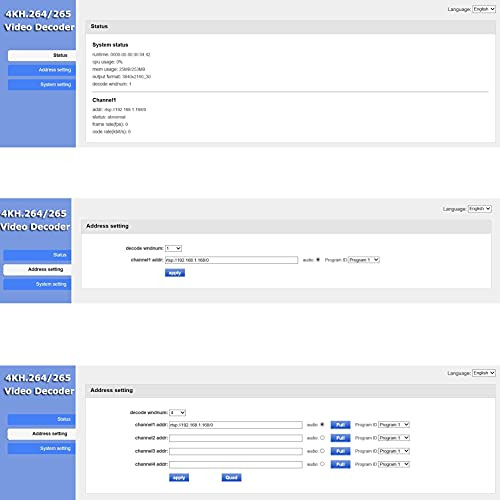 Decodificador De Video Iseevy Rtmp Srt Rtsp Rtp Udp Http
