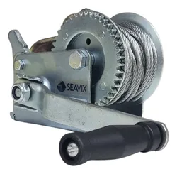 Comprar Guincho Manual Catraca 600lbs Com Cabo De Aço Catracado Arraste Roboque Rebocar Barco Lancha Jet Ski no Mercado Livre