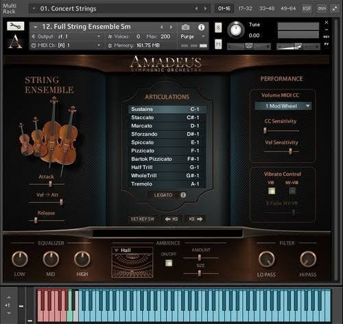 Imagem 3 de 4 de Amadeus Symphonic Kontakt (orquestra Sinfônica Completa)