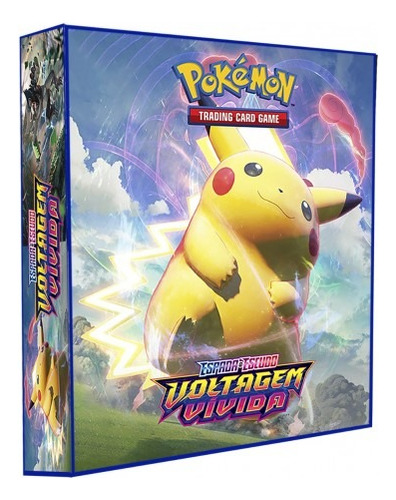 Album Pokémon Para Cards Tipo Fichário - Voltagem Vivida