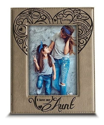 Bella Busta-i Love My Aunt- Engraved Leather Picture M3s3w