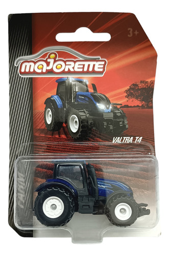 Tractor Valtra T4 Azul/ Escala 1:70/7cms/ Metal/  Majorette