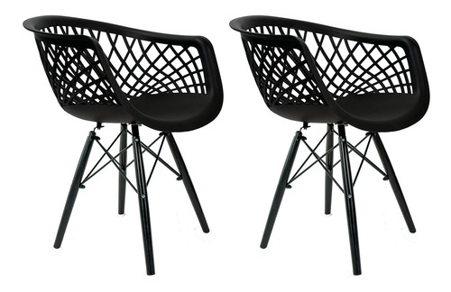 2 Cadeiras Web Cloe Clarice Sidera Base Dsw Artiluminacao