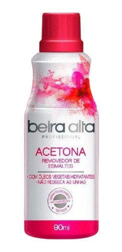 Removedor De Esmaltes Acetona Beira Alta 90ml