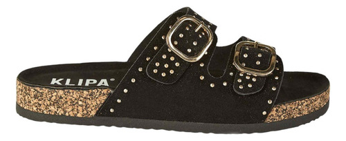 Sandalias Casuales De Dama Estilo 4001 Color Negro