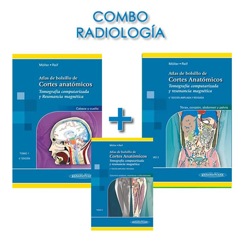 Combo Moller Cortes Anatomicos 3 Tomos Libros Originales