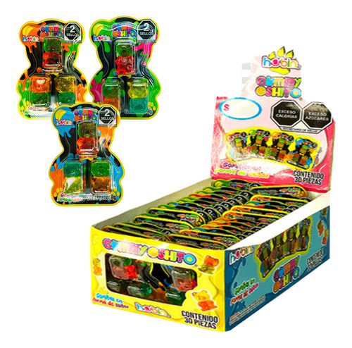 Hubin Gummys Ositos Pack Caja Con 30 Pzas