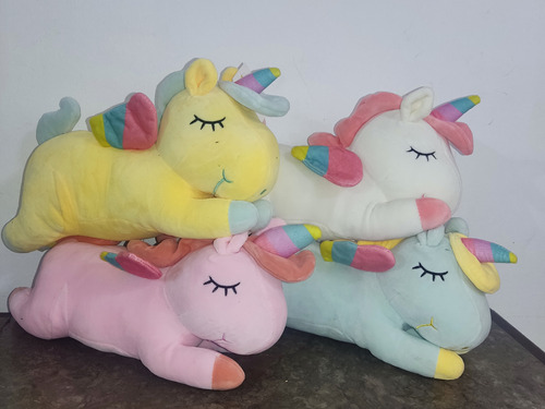 Peluches De Unicornio 40 Cm De Largo 