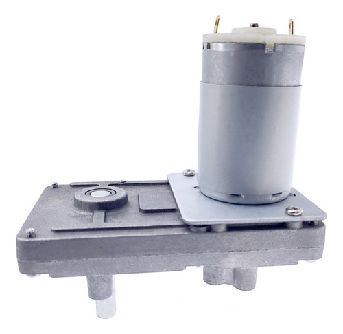 Motor De Engranaje De Gusano 12v Reductor 20-15 7rpm Dc