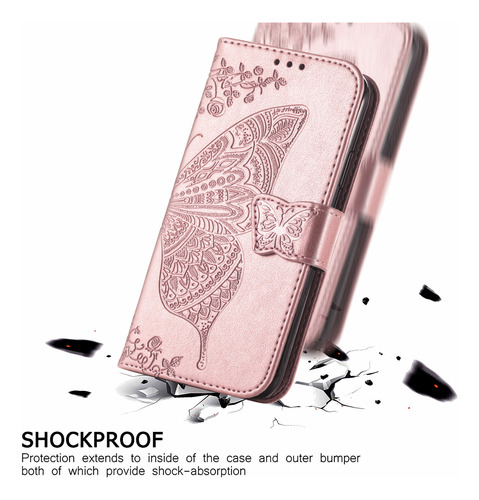 Funda Tipo Cartera Butterfly Para Motorola Kickstand