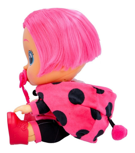 Imagen 6 de 10 de Cry Babies Muñeca Dressy Con Pelo Peina Lady Bebe Lloron Ed