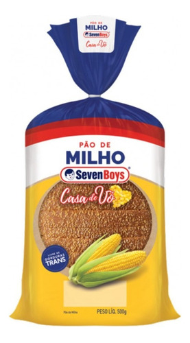 Pão De Milho Seven Boys Casa Da Vó 500g