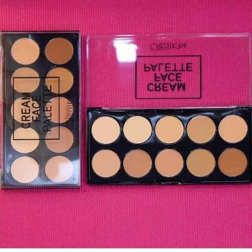 Corrector facial paleta Beauty Creations Cream Face Palette para piel todo tipo de piel