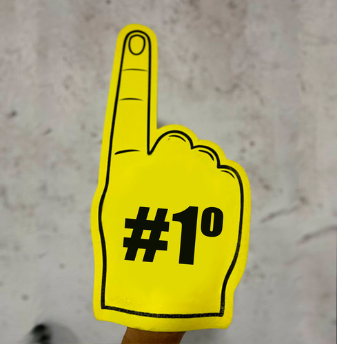 10 Mão De Torcida N1 Em Eva Tipo Espuma Para Evento Em Geral