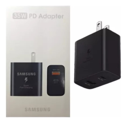 Cargador Samsung 35w Tipo C Carga Rápida Somos Tienda Fisica