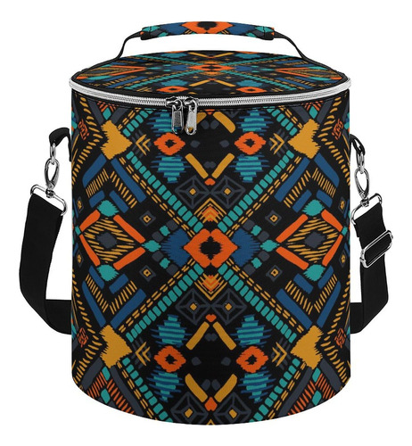 Bolsa Aislante Suave Estampado Estilo Africano Prueba Fuga