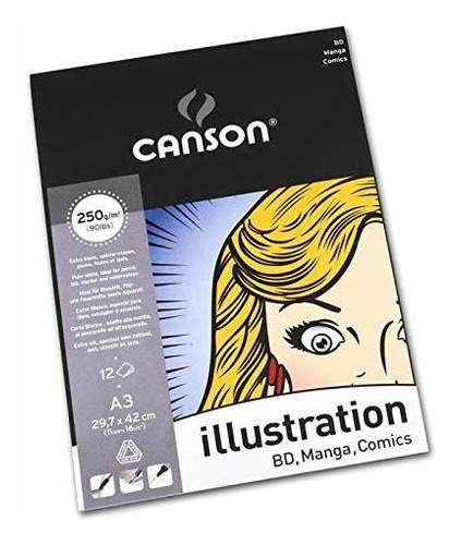 Canson Graphic Arts Papel Dibujo 12 Hoja Diseño Comic