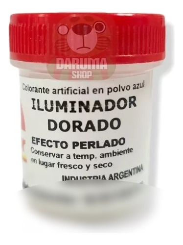 Colorante En Polvo Iluminador Comestible Fleibor Belgrano 