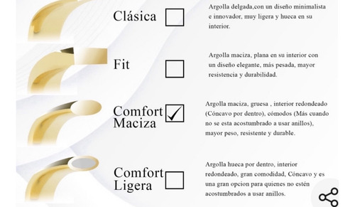 Par Par Anillos De Plata 925ley 6mm Argollas Confort Fit Blanco Tallas Del 4 Al 16