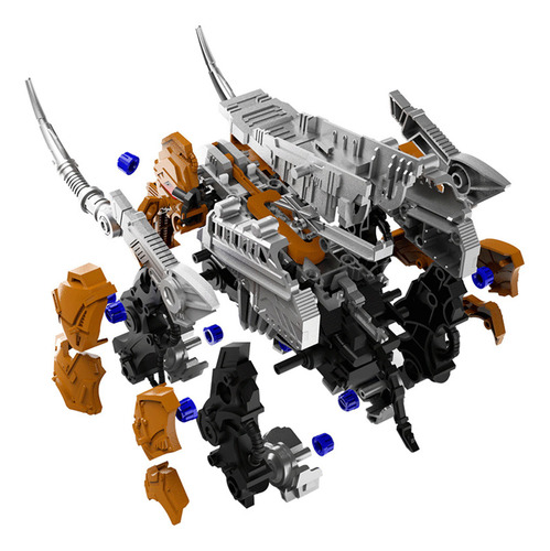 Mechanical Dinosaurs Building Blocks Assembling Simulation M