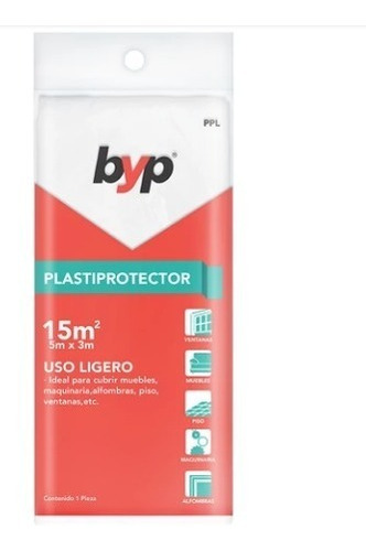 Plastiprotector Uso Ligero 15m2 Byp - Ppl (6 Piezas)