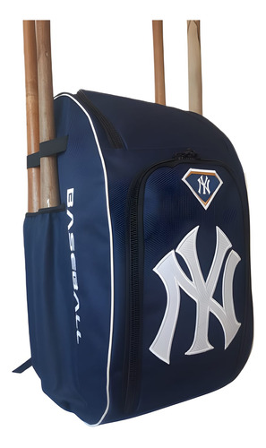 Mochila De Béisbol Para Adulto Ny Azul Marino Para 4 Bates