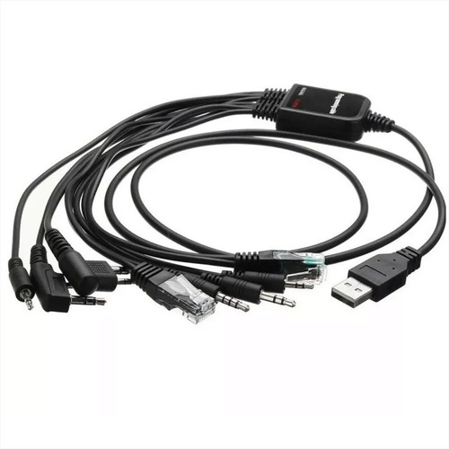 Cable Programación 8 En 1, Chip Ch340, Para Todas Las Radios