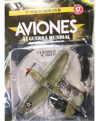 Aviones 2a Guerra Mundial # 17 Curtiss P 40 B Warhawk