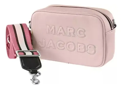 Cartera Crossbody Marc Jacobs Cámara Flash Signet Peach Nude