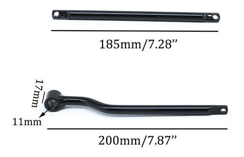Imagen 8 de 10 de Soportes Alforjas Moto Harley Yamaha Honda Maletas Negro