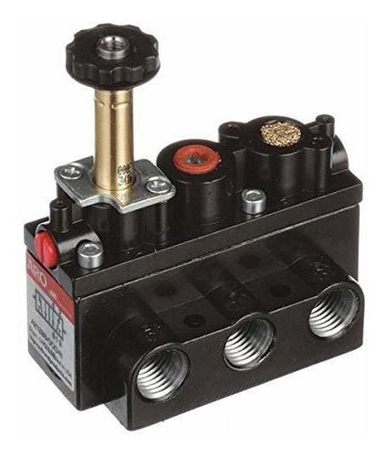 Valvula Control Aire Solenoide 1 4  4 Via