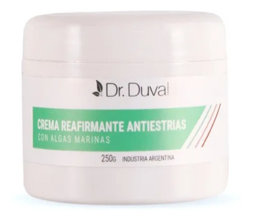 Crema Reafirmante Antiestrías Con Algas Marinas 250gr Duval 