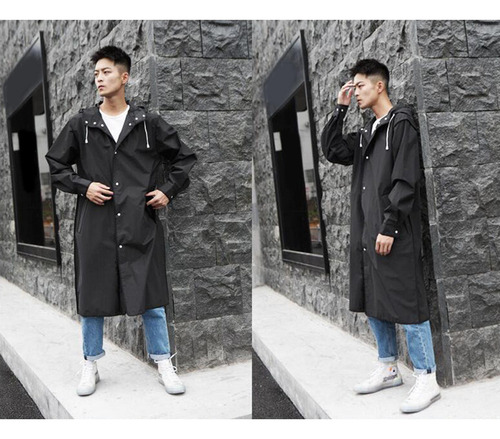 Poncho De Lluvia Impermeable Reutilizable Para Hombre