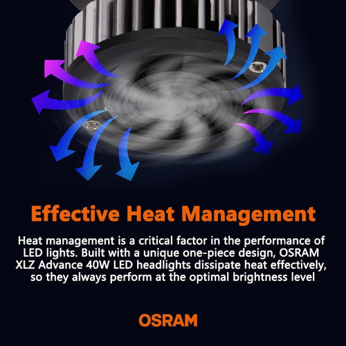 Faros Delanteros De Coche Osram Xlz-40 W Led H1 H7 H11 Hb3/h