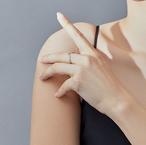 Imagen 6 de 8 de Anillo Corazón Circones Para Mujer Fabricado En Plata 925