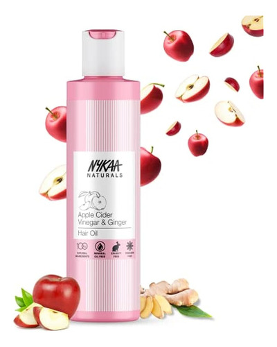 Nykaa Naturals Vinagre De Sidra De Manzana Y Aceite De Jengi