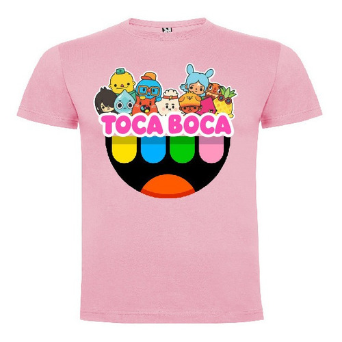 Polera Color Algodón 100% Niñas Toca Boca 