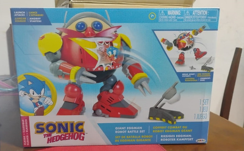 Juguete Combate Robot Eggman Playset - Sonic The Hedgehog