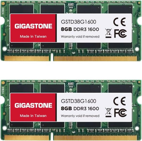 Kit Ddr3 Ram Gigastone De 16 Gb (2 X 8 Gb) Ddr3/ddr3l 1600 M