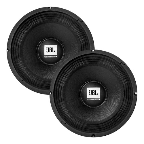 Kit 2 Alto Falante Woofer Jbl 8'' Pw-x 200w Rms 8 Ohms Preto