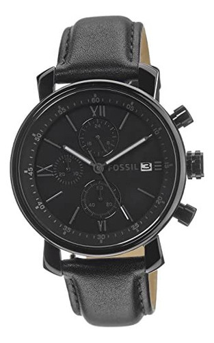 Reloj Fossil Para Caballero Bq1703 Color Negro
