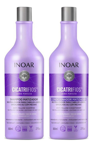 Cicatrifios Loiro Perfeito Kit Duo 800ml - Inoar