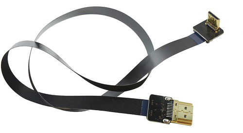 Fpv Flat Slim Hdmi Cable Mini Hdmi Ángulo De 90 Grados...