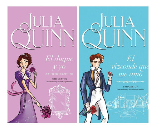 Imagen 1 de 6 de Duque + Vizconde - Bridgerton 1 Y 2 - Julia Quinn - 2 Libros