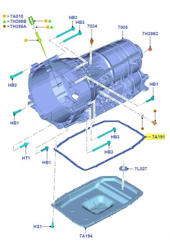 Imagen 4 de 7 de Junta Carter Caja Automatica Ford Ranger 16/+ Mustang 15/17