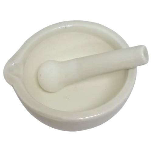 Mortero Con Pistilo De Porcelana De 100mm Jf Lhabo